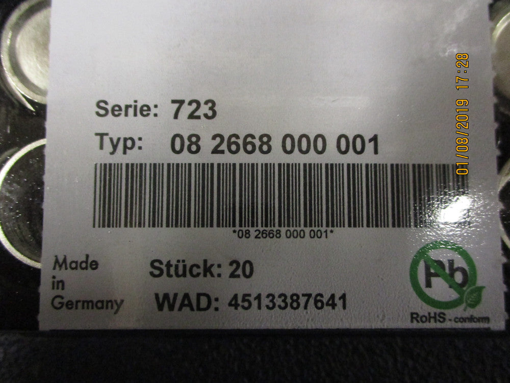 08 2668 000 001 Binder BLIND PLUG, CIRCULAR CONNECTOR IP67 BRAND NEW! @10 Pieces
