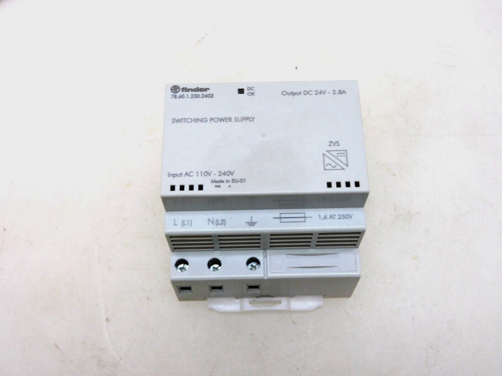 FINDER 78.60.1.230.2403 SWITCHING POWER SUPPLY 24V 2.8A