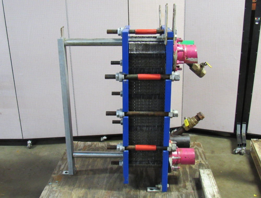 ALFA LAVAL THERMAL PLATE HEAT EXCHANGER M10-MFG 50PLATES 14-1/2"X35" 2011YR