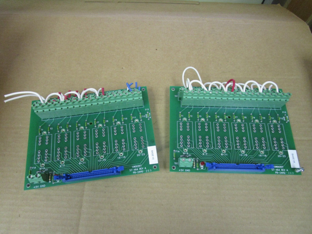 LOT OF 2 CROUZET GORDOS RELAY BOARD 57-464 REV A
