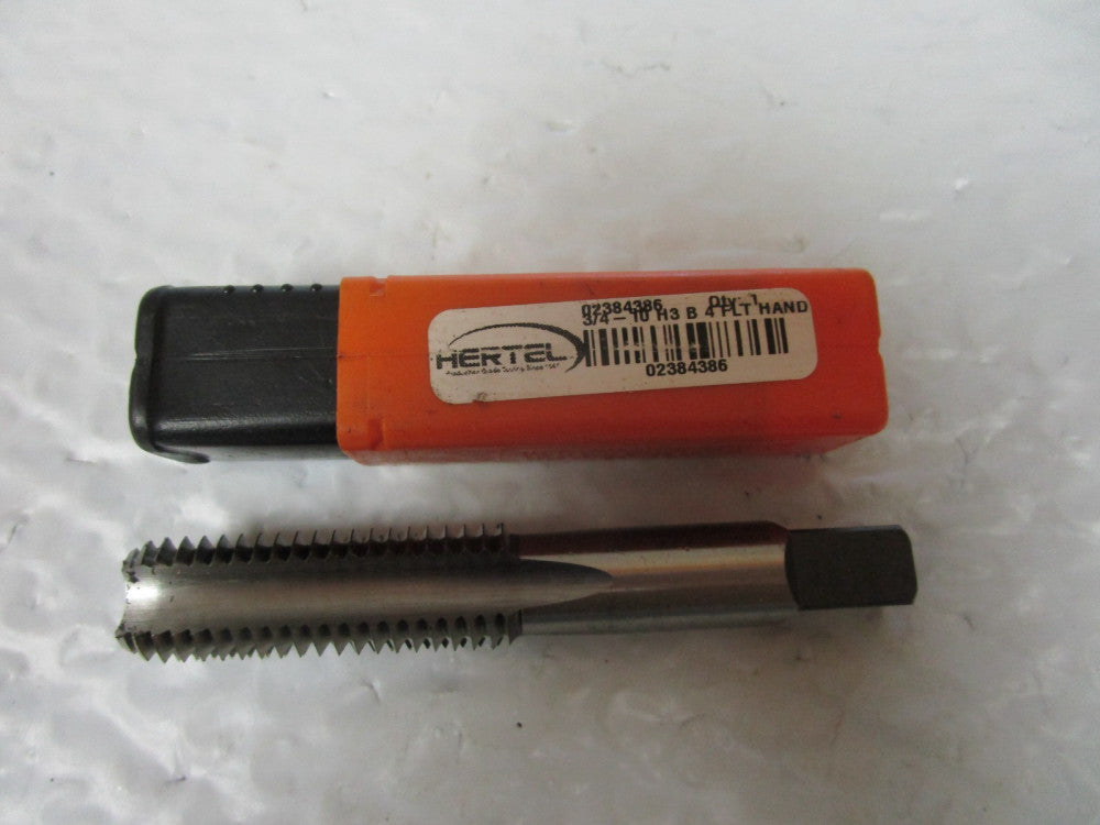 HERTEL 3/4-10NC GH3 HSS STRAIGHT FLUTE TAPS 02384386