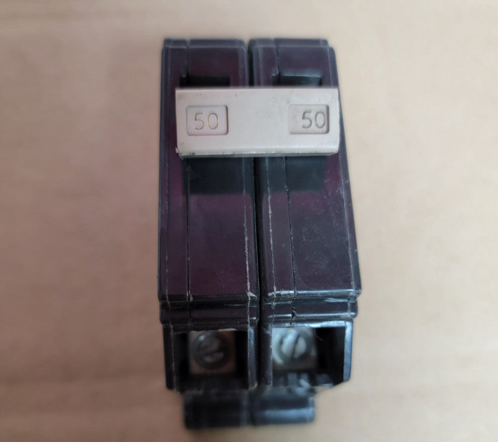 EATON CUTLER HAMMER CH250 2 Pole 50 AMP Type CH Circuit Breaker