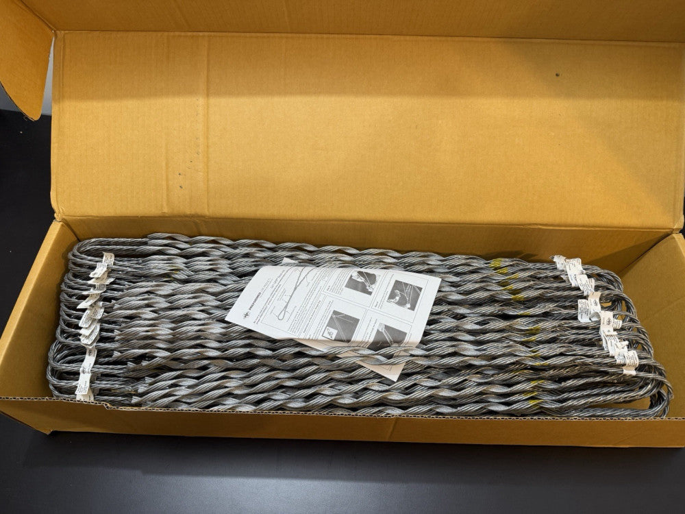 Case of 100 - PLP Guy Drip Dead End GDE-1104LA Galvanized Steel 1/4" - New
