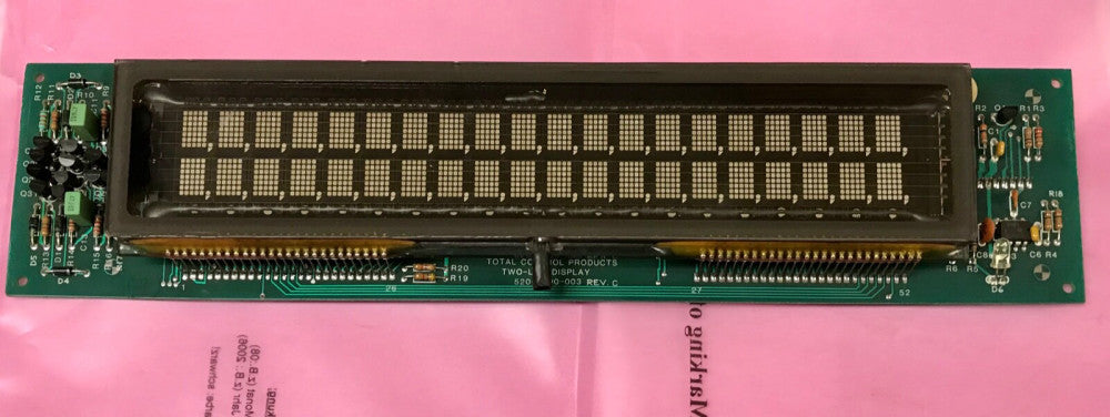 TCP Total Control Products 520 0000 003 Revision C 2 Line Display Screen Module