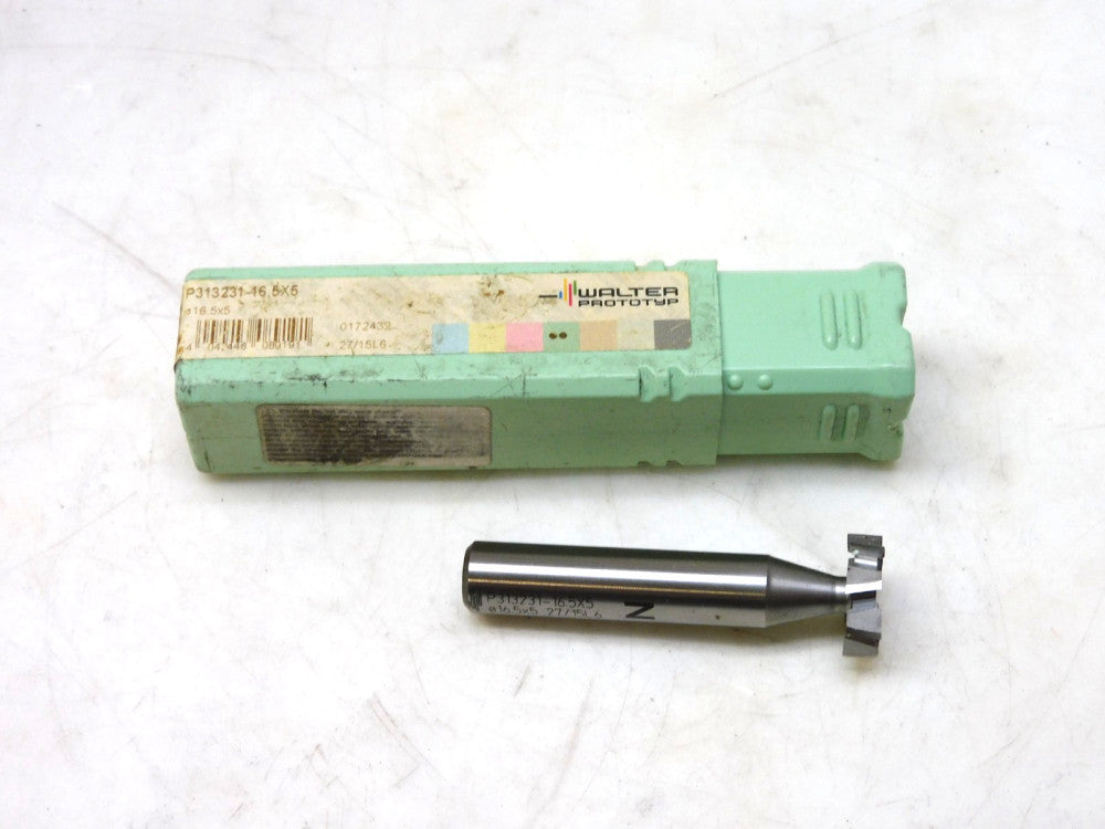 Walter Prototyp P313231-16.5X5 T-Slot End Mill Cutting Tool