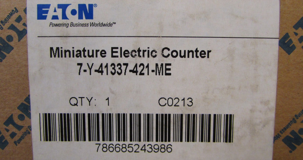 EATON DURANT 7 Y 41337 421 ME 7 Digit 24VDC Miniature Electric Counter