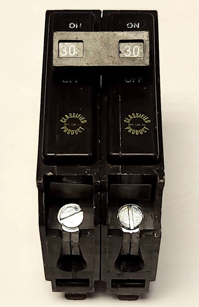 EATON CUTLER HAMMER CHQ230 2 Pole 30 AMP Type CHQ Circuit Breaker