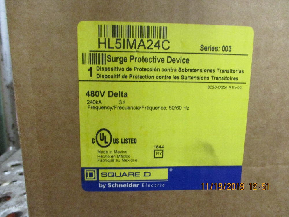 SQUARE D- HL5IMA24C - Surge Protect-IMA-HL-240kA-480VAC Delta