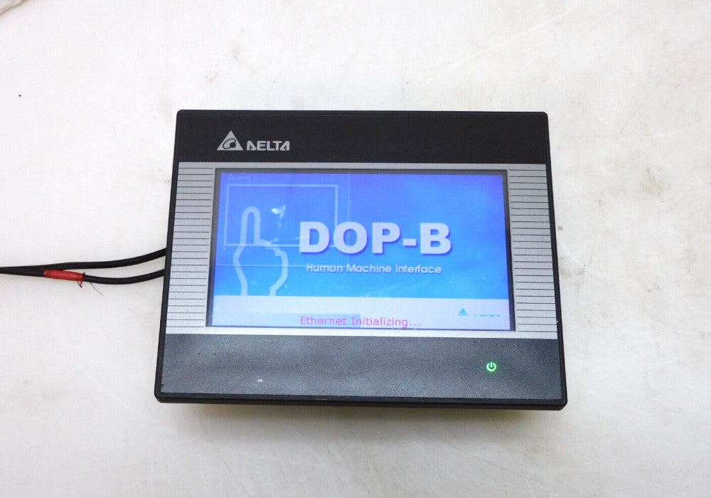 DELTA DOP-B03E211 TOUCH SCREEN DISPLAY PANEL 24VDC COSMETIC DAMAGE