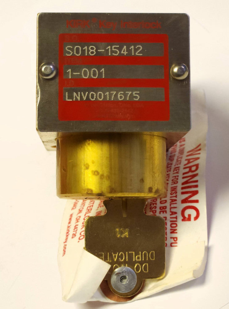KIRK KEY S018 15412 Extended Long Reach Single Key Interlock Item 1-001 ID LMV00