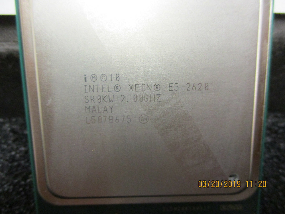 CM8062101048401S R0KW Intel Xeon Processor E5-2620 (15M Cache, 2.00 Clean Pull!