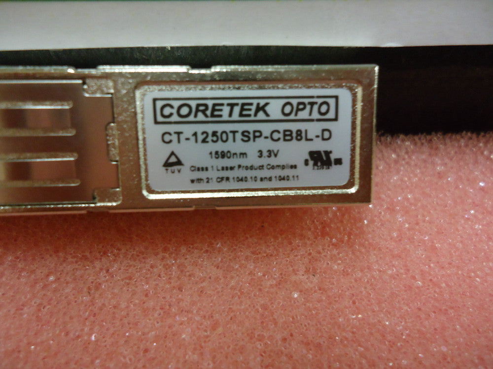 CT-1250TSP-CB8L-D 1590 Coretek SFP with DDMI, 1.25Gb/s, 80km Brand New!