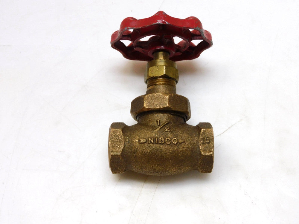 NIBCO 1/2" NPT THREADED BRONZE GLOBE VALVE WWP175