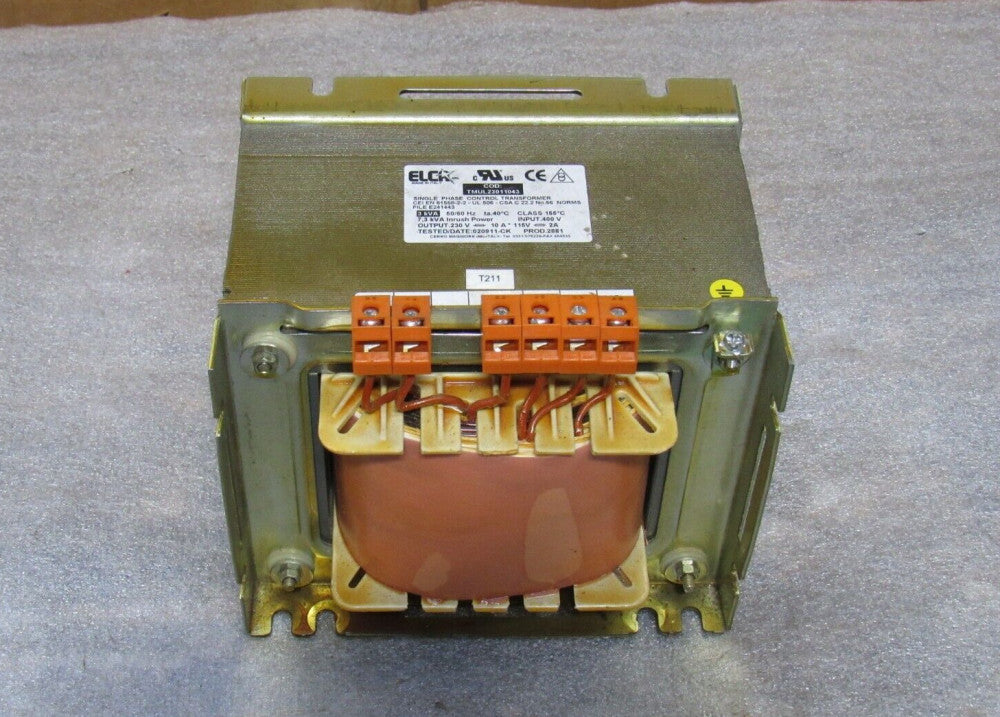 ELCA TRANSFORMER TMUL23011043 3 KVA 1PH 115/230V SEC IN 400V PRI OUT