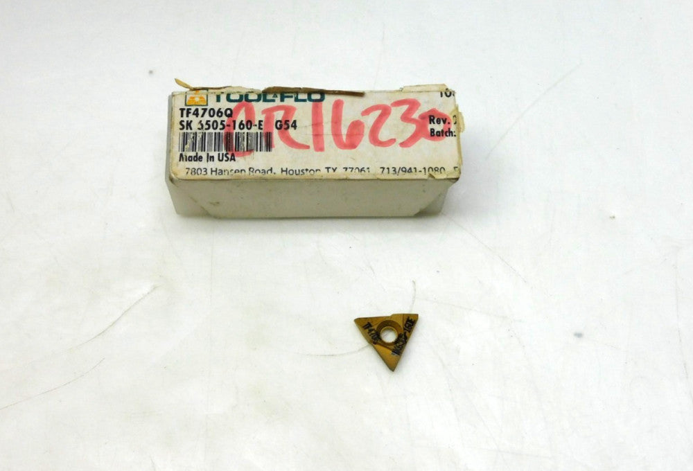 LOT OF 8 TOOL FLO TF4706Q CARBIDE INSERT SK6505-160E