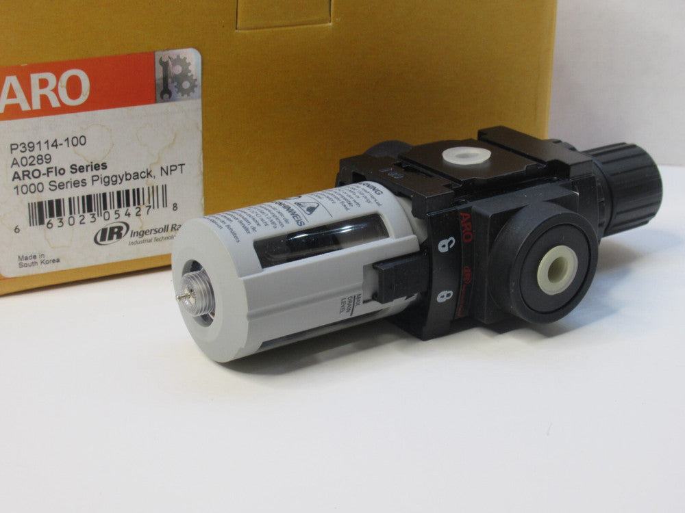 (NEW) ARO P39114-100 ARO-Flo Series 1000 Series Piggyback Filter Regulator