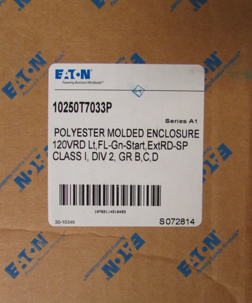 EATON CUTLER HAMMER 10250T7033P START STOP Red Illum 3 Element Control Station
