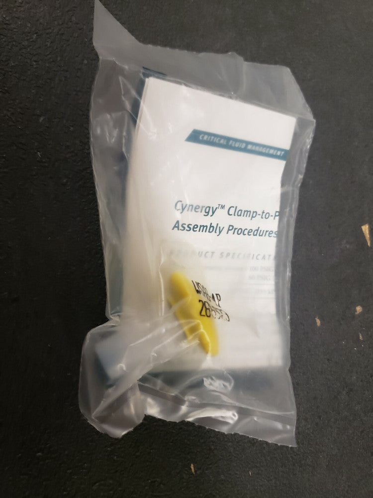 NEW-OPEN BOX, Fluoroware, WSA8-4P, ADAPTER, 1/2-INCH SANITARY CLAMP X 1/4-INCH