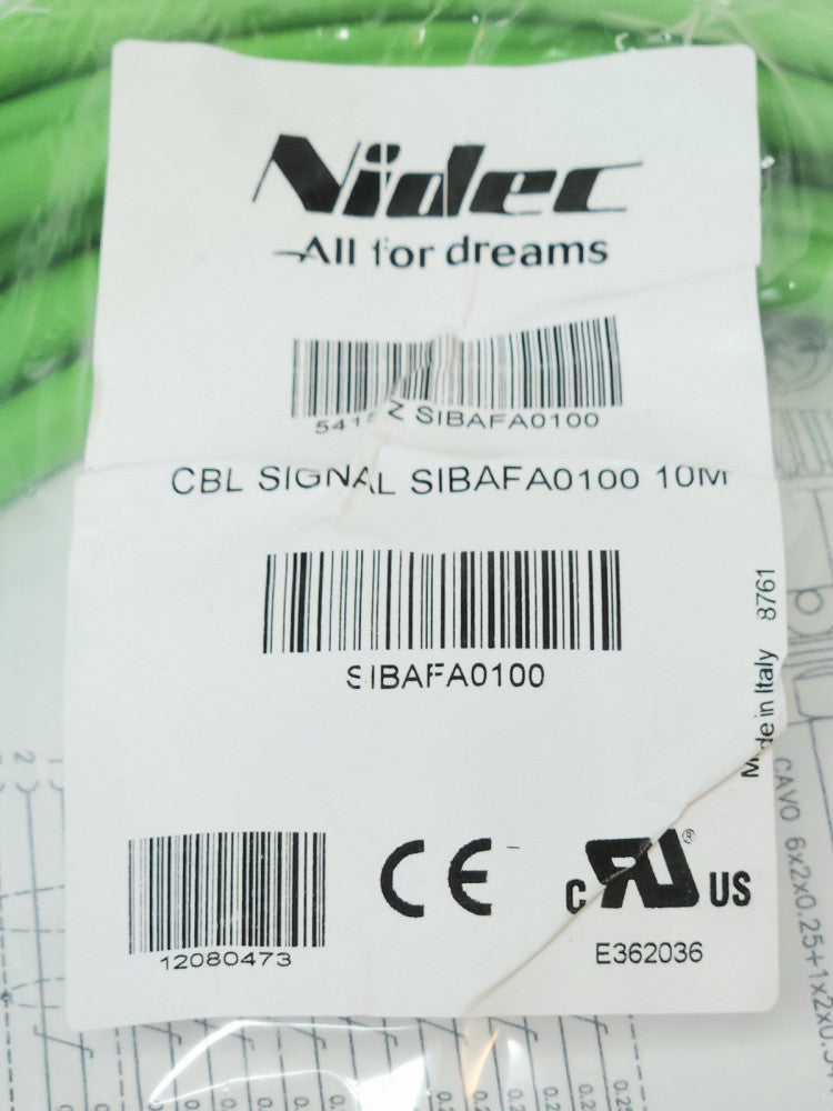 NIDEC CBL SIGNAL SIBAFA0100 10M ENCODER Signal Feedback Cable 10 Meter 32.8 Feet
