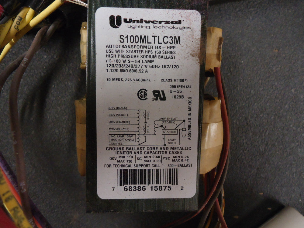 S100MLTLC3M-500K Universal Lighting Core and Coil Ballast Kit BRAND NEW!
