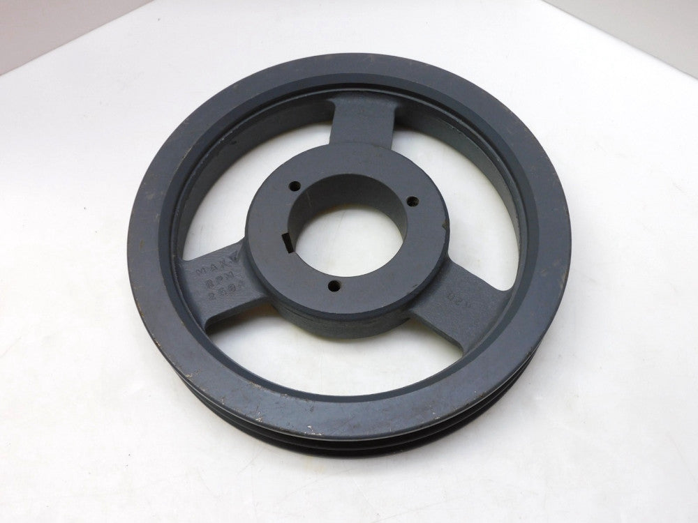 BROWNING 2B5V94 2-GROOVE V-BELT PULLEY 256 RPM 2-5/8" BORE 1/2" KW