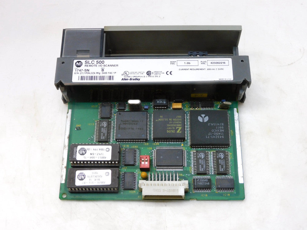 ALLEN BRADLEY 1747-SN SER B SLC500 REMOTE I/O SCANNER