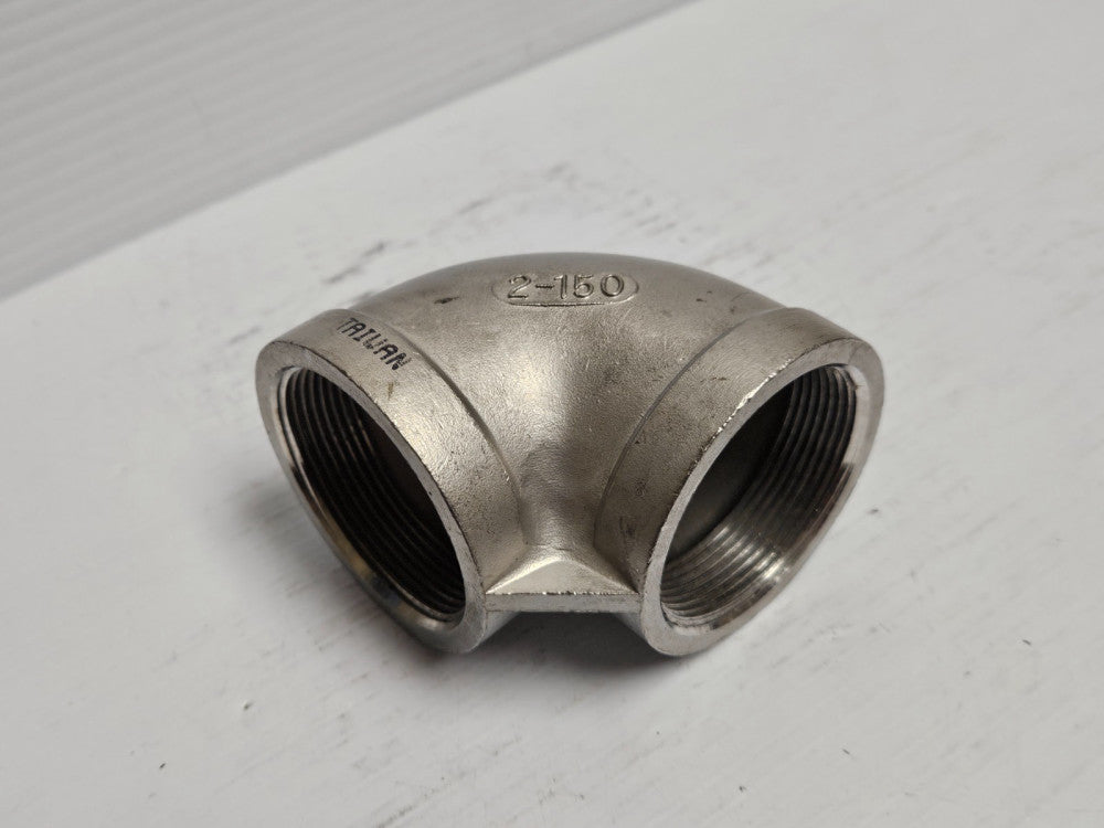 TC 304 SS Stainless 90° Elbow Fitting 2" Npt 150