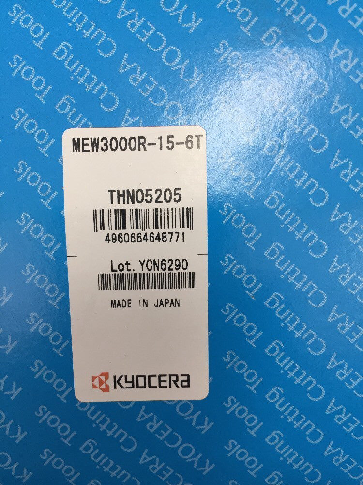 Kyocera MEW3000R-15-6T Milling Cutter