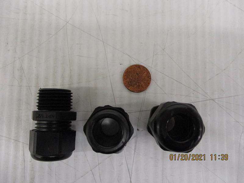 New, Hummel, 1.209.1201.70, 6 - 12 mm Cable gland, Lot of 25