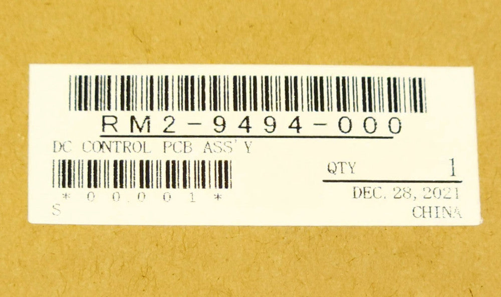HP HEWLETT PACKARD RM2 9494 00 DC Control PCB BOARD ASSEMBLY