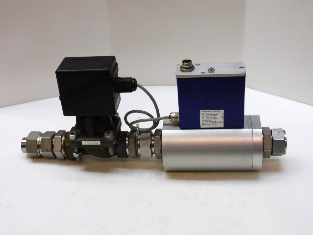 M+W INSTRUMENTS MASS STREAM MASS FLOW CONTROLLER ASSEMBLY D-6383-DR/BJ2.8