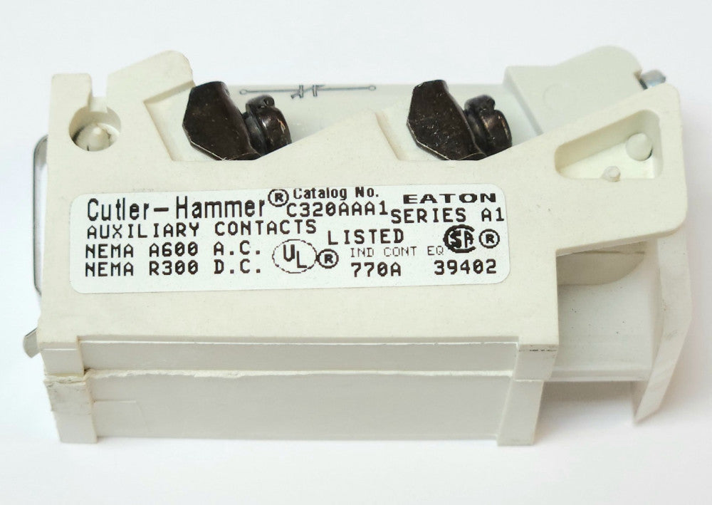 EATON CUTLER HAMMER C320AAA1 Vacuum Contactor Auxiliary Contact 2 NO 2 NC V200