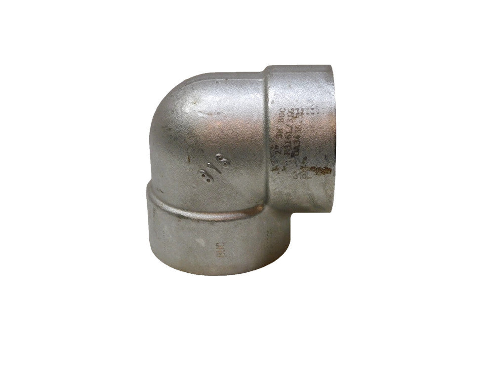 ASP Stainless 90° Elbow Fitting 2" Weld In Socket A182F F316L/316 B16 3M 3000lb