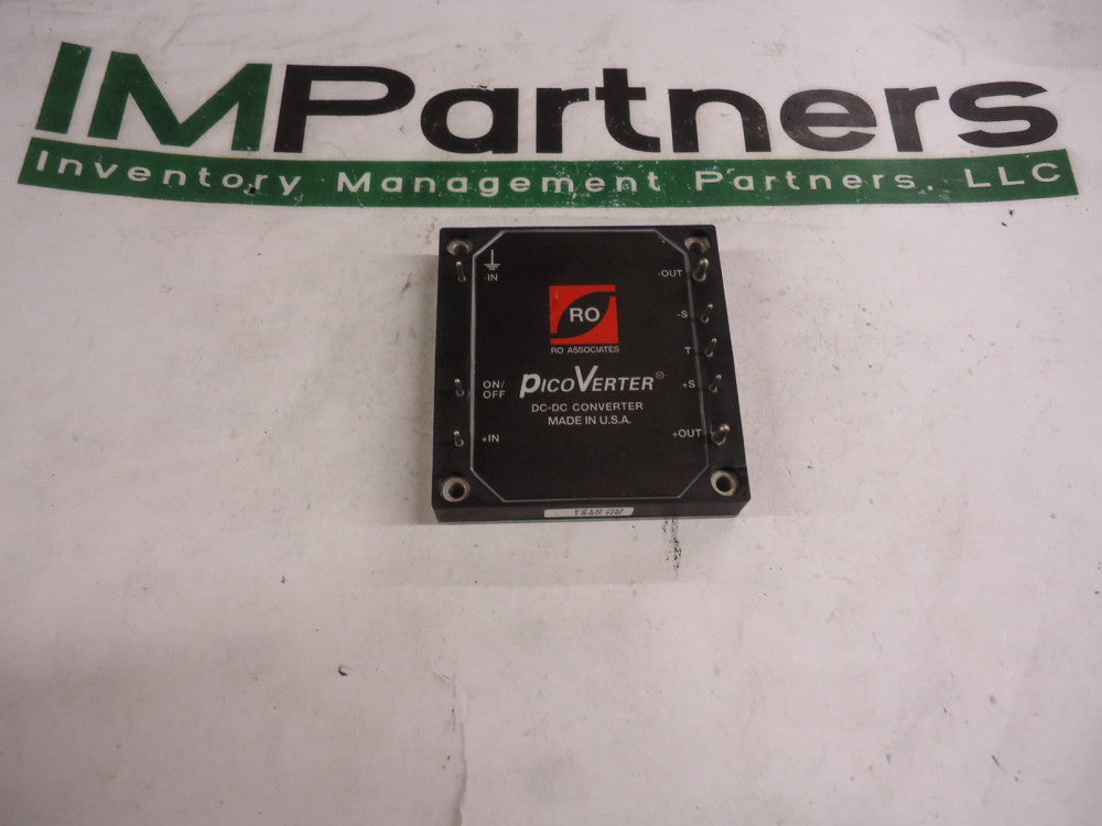 PV48-24, RO Associates, DC/DC 50W 48V IN 15V 4A, BRAND NEW!