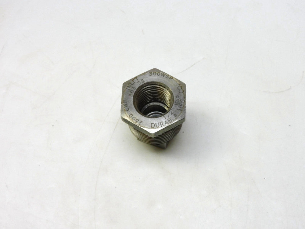 DURABLA BASIC CHECK UNIT 2500CWP BSS 1/2'' NPT 303SS 300WSP STAINLESS STEEL