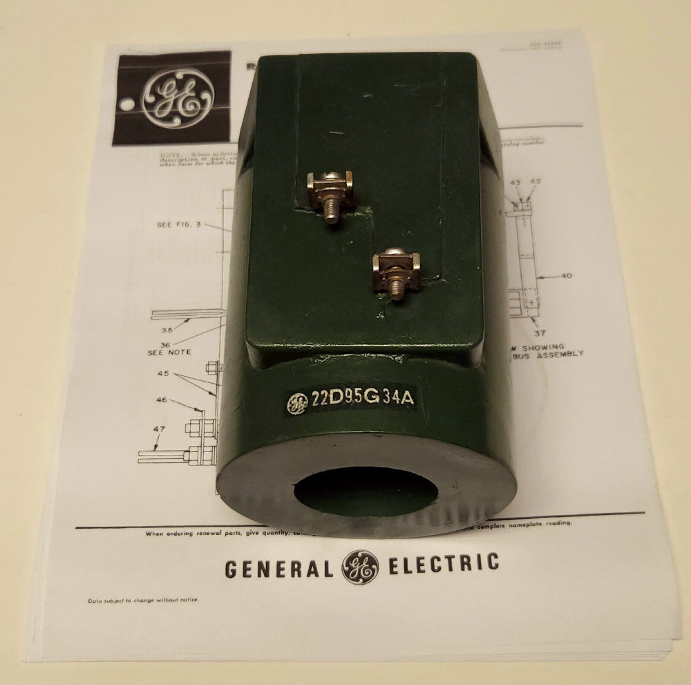GENERAL ELECTRIC 22D95G34A IC2800 Contactor Operating Coil 220-240 VAC 250 VDC
