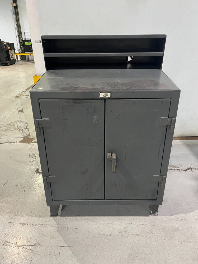 STRONGHOLD SLANT TOP PODIUM FOREMANS SHOP DESK WORKSTATION 36"X30"X54"
