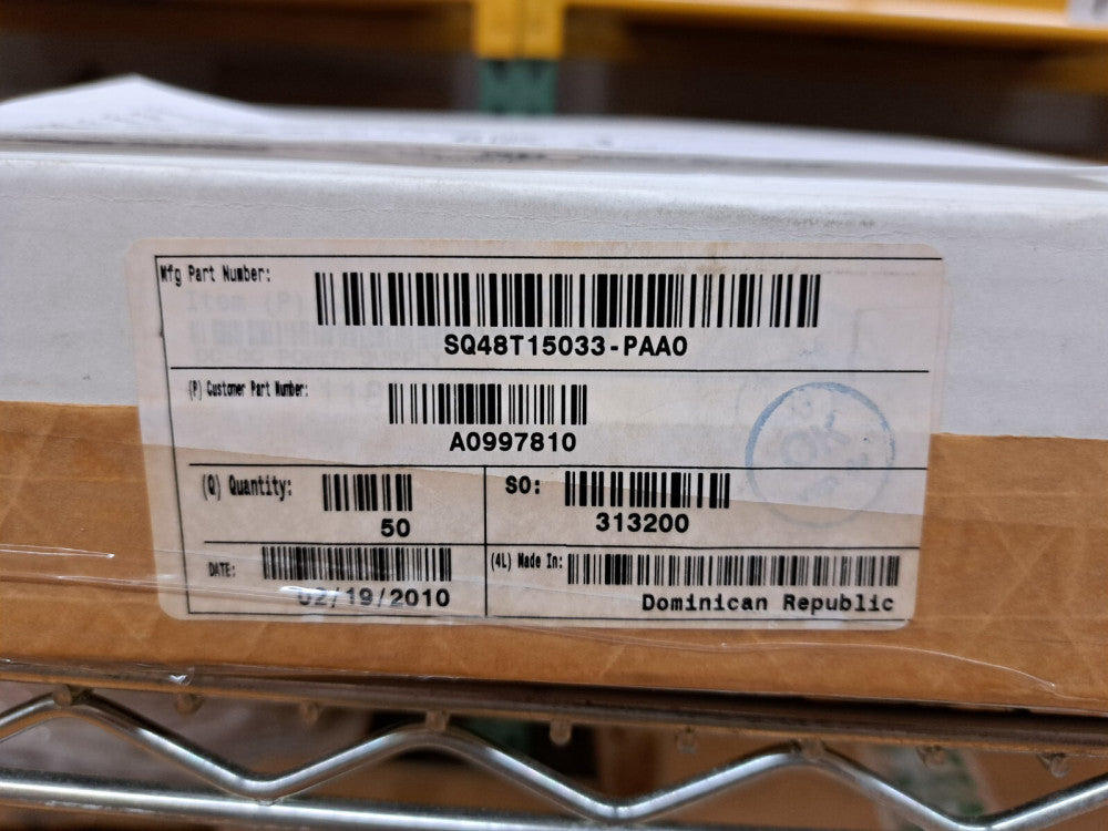 New, Power-One, SQ48T15033-PAA0, Module DC-DC 48VIN 1-OUT 3.3V 15A 50W 8-Pin 1/8