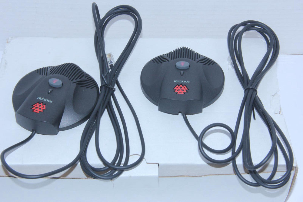 Lot of 6 NEW POLYCOM 2201-07155-605 SoundStation 2 Extended Microphones "NEW"