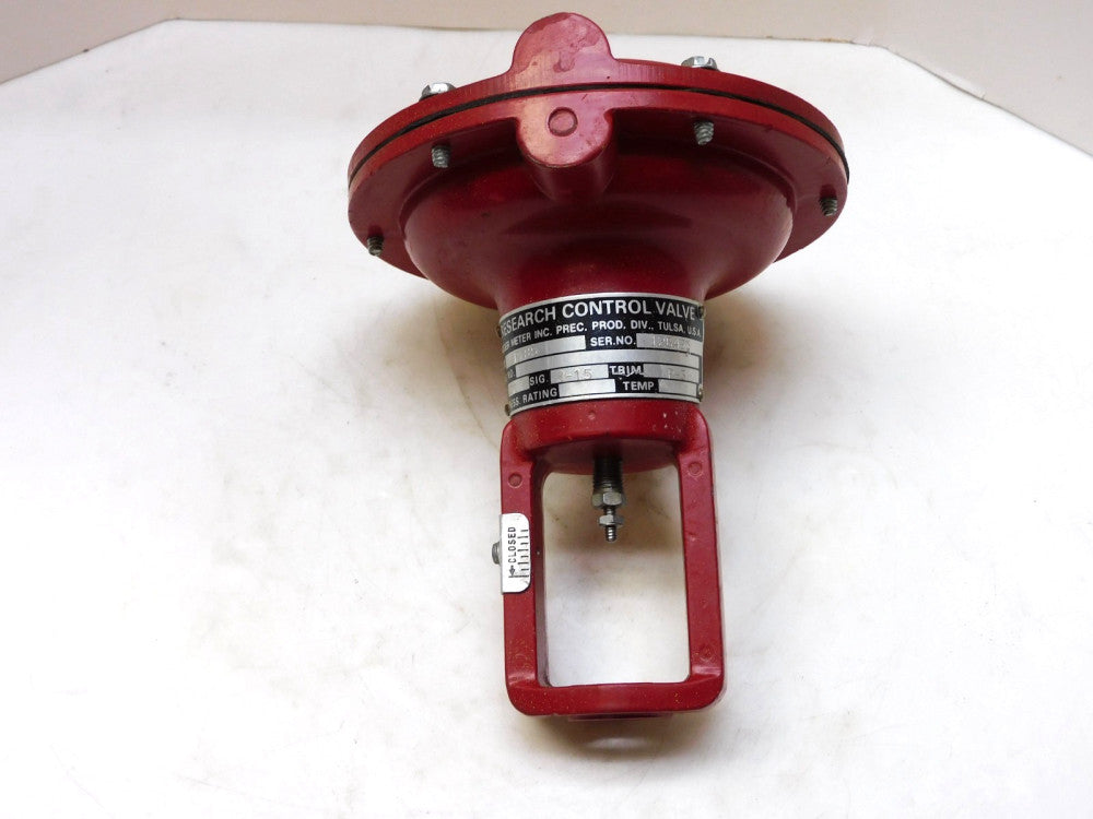 Badger Meter ATC Research Control Valve Actuator F78S 3-15 1/8" npt