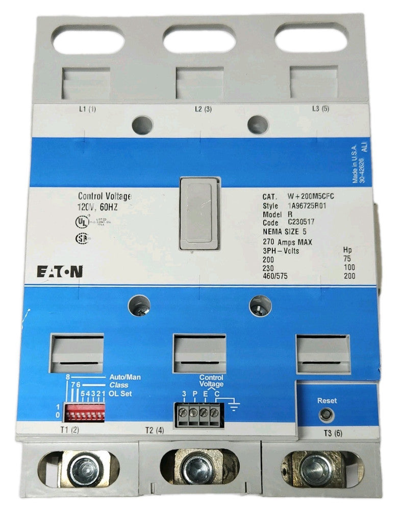 EATON CUTLER HAMMER W+200M5CFC Size 5 W+200 Advantage Starter