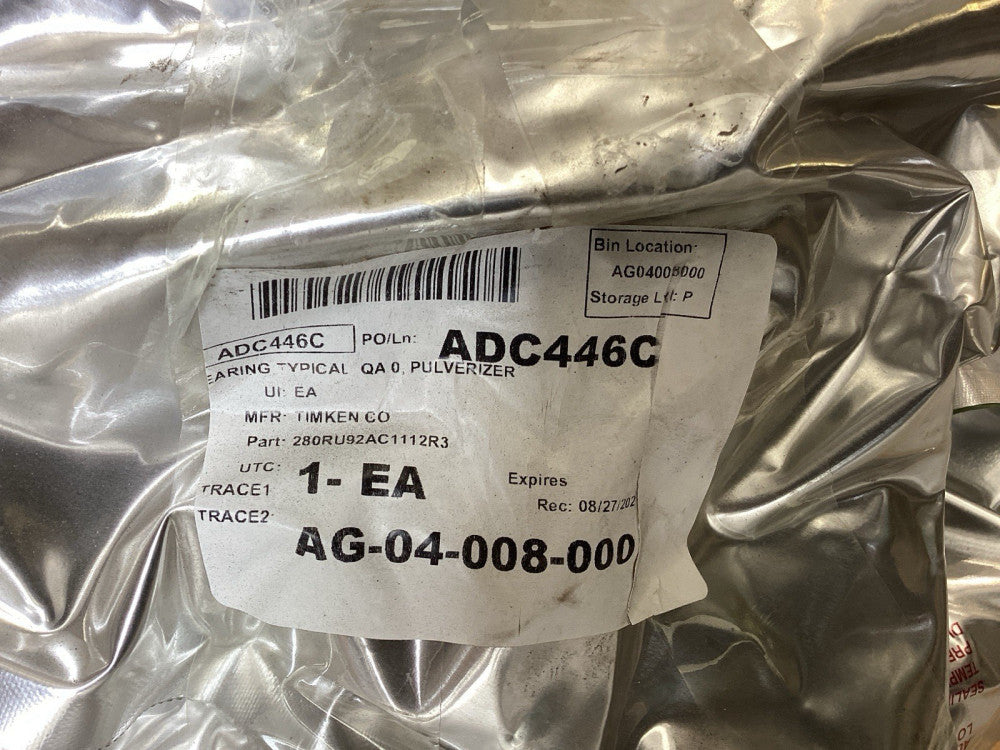 Timken 280RU92AC1112R3 Cylindrical Roller Radial Bearing. New In Sealed Bag.