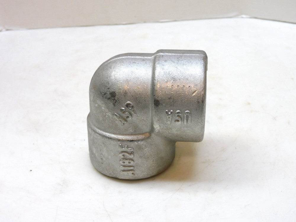 ASP Stainless 90° Elbow Fitting 1" NPT A182F F304L/304 B16 3M BTJ