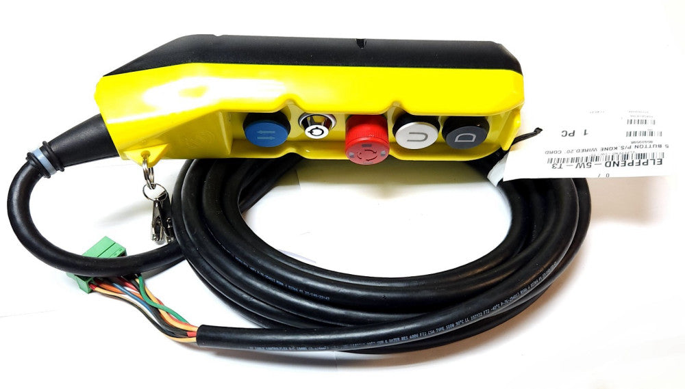 G.G. Giovenzana Elpfpend 5W T3 PEDANT Pushbutton Control Station 5 Button 20'