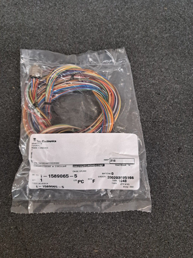 New, TE Connectivity, 1-1589065-5, Cable Assembly Flat Ribbon 0.152m 30AWG 25