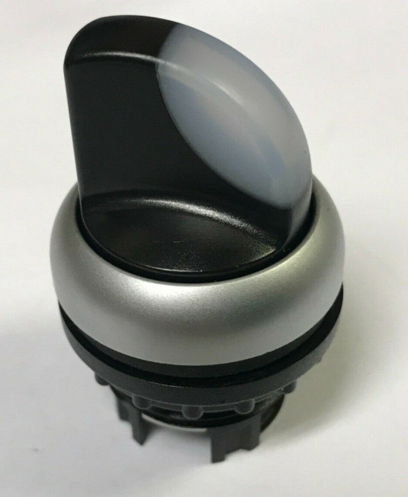 EATON M22 White Illuminated Selector Switch 3 Position Momentary