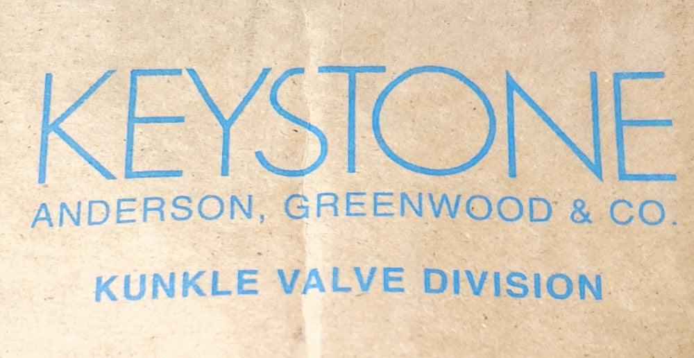 KEYSTONE KUNKLE ABBBGFM03 KC 0050 ANDERSON Greenwood Valve 1 1/4" x G x 2" Set