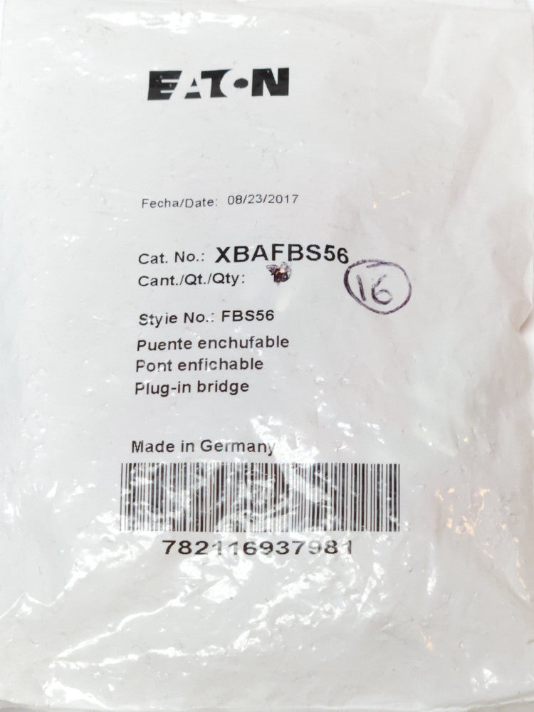 LOT OF 20 EATON XBAFBS56 Type FBS 5-6 RED PLUG IN Bridge FBS56