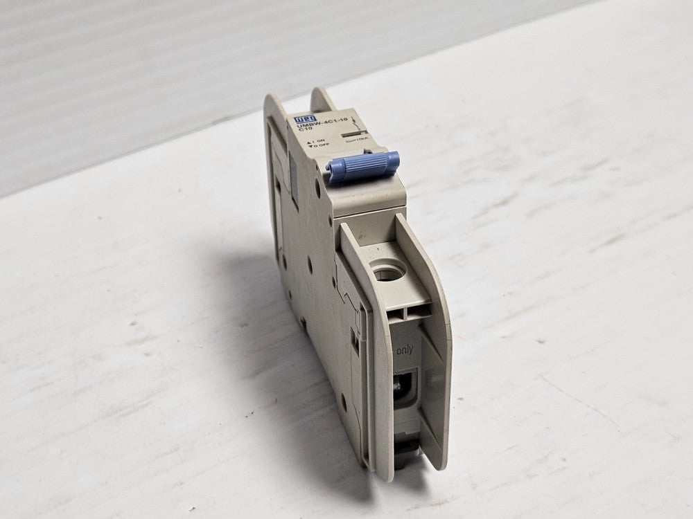 Weg Circuit Breaker UMBW-4C1-10 C10 10 A Amp 1 Pole 1P 120/277V - Used