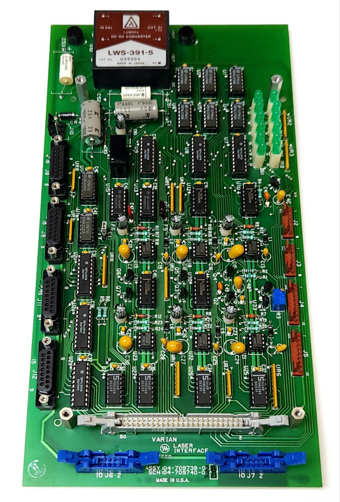 VARIAN 04 709738 02 B LASER Interface Module 04 709740 02B FAB 04 709739 01 02b